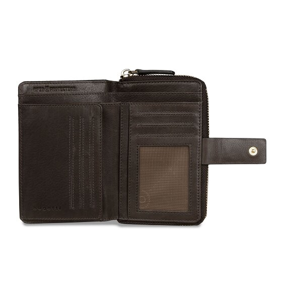 Bugatti Noemi Wallet RFID protection Leather 14 cm