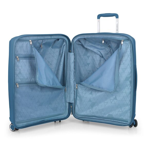 Gabol Queens 4 wheels Suitcase set 3-piece with expansion pleat