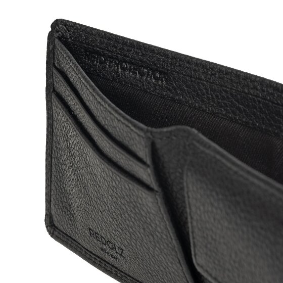 Redolz Leather Essentials QF small wallet RFID leather 10.5 cm