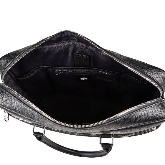 Lacoste Ossian Briefcase Genuine Leather 41 cm Laptop compartment