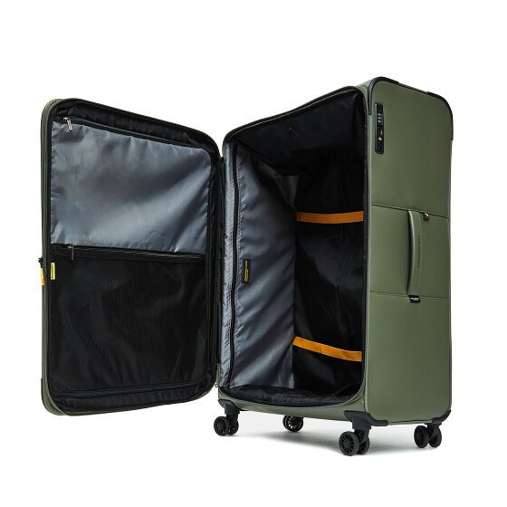 Mandarina Duck Eco Coated 4 wheels Trolley XL 83 cm with expansion pleat