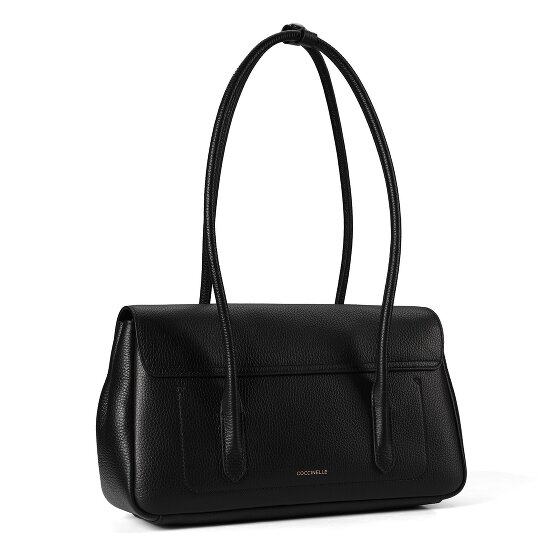 Coccinelle C-Me Lock Shoulder Bag Leather 35 cm