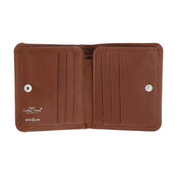 Golden Head Polo Wallet RFID protection Genuine Leather 10.5 cm