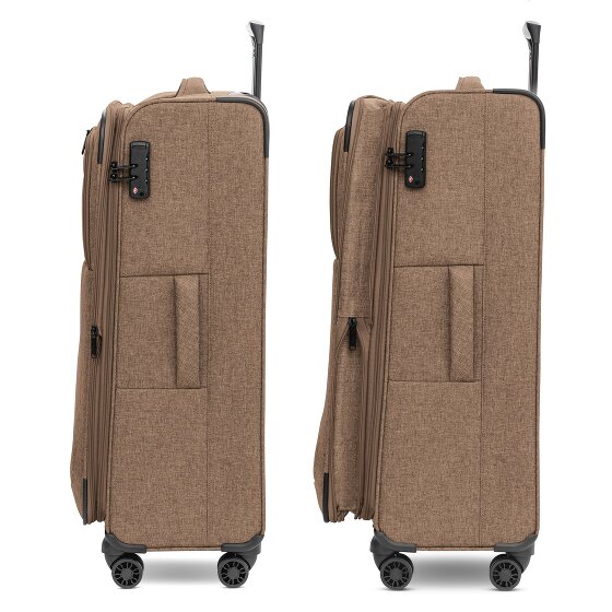 Redolz Essentials 12 LARGE 4 wheels Trolley 79 cm with expansion pleat