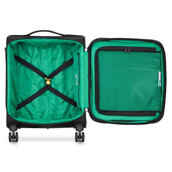 Delsey Paris x Colors Benetton Color Block 4-wheeled cabin trolley 55 cm with expansion fold