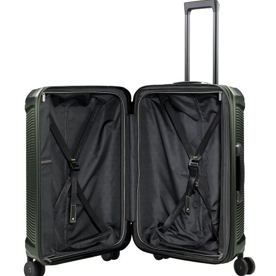 Travelite Millennium 4 wheels Suitcase set 3-piece with expansion pleat