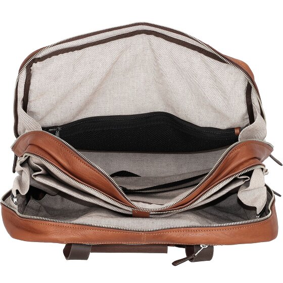Harold's Ivy Lane 2 wheels Wheeled briefcase Genuine Leather 36 cm Laptop compartment