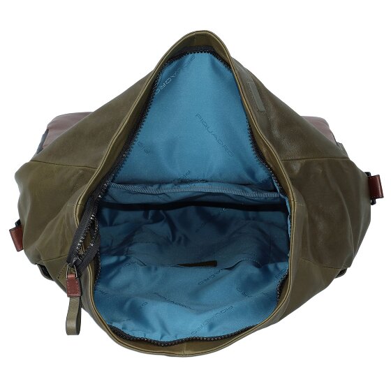 Piquadro Harper shoulder bag leather 34 cm laptop compartment