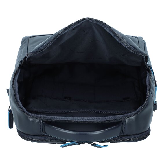 Piquadro Blue Square Revamp Business backpack Leather 41 cm Laptop compartment