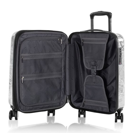 Heys Black Camo 4 wheels Cabin trolley S 53 cm with expansion pleat