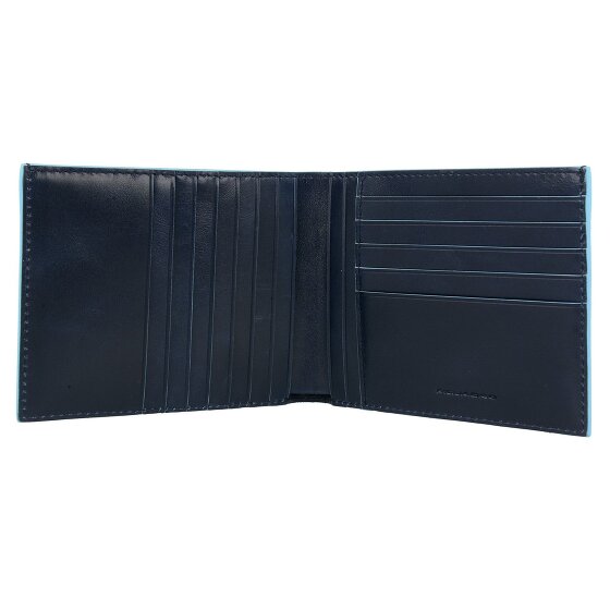 Piquadro Blue Square Credit card case Genuine Leather 12 cm