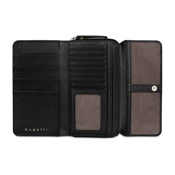 Bugatti Emilia Wallet RFID protection Genuine Leather 11 cm