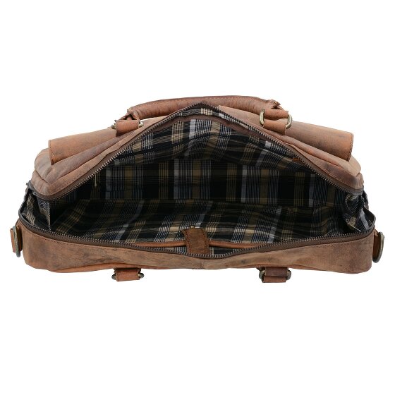 Harold's Antic Collection Briefcase leather 40cm laptop compartment