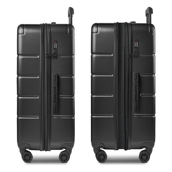 Police Dublin 4 wheels Trolley L 75 cm Expandable