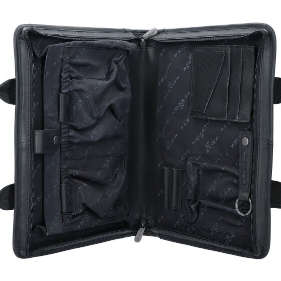 Plevier Navigator Briefcase Genuine Leather 34 cm
