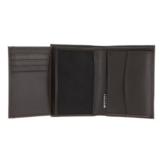 oxmox Leather Wallet RFID protection Genuine Leather 10 cm