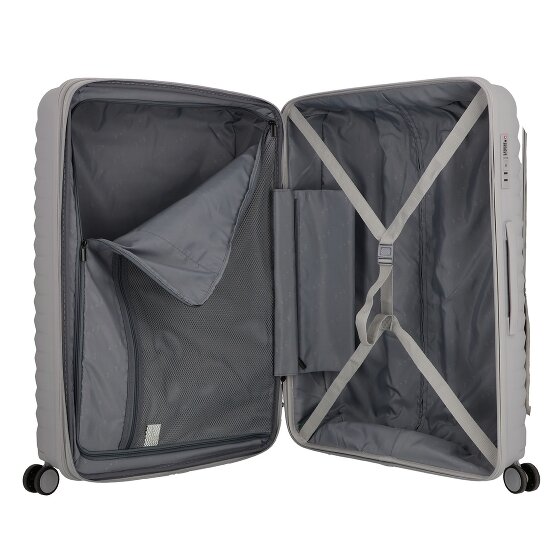 d&n Travel Line 4500 4 wheels Trolley L 75 cm with expansion pleat
