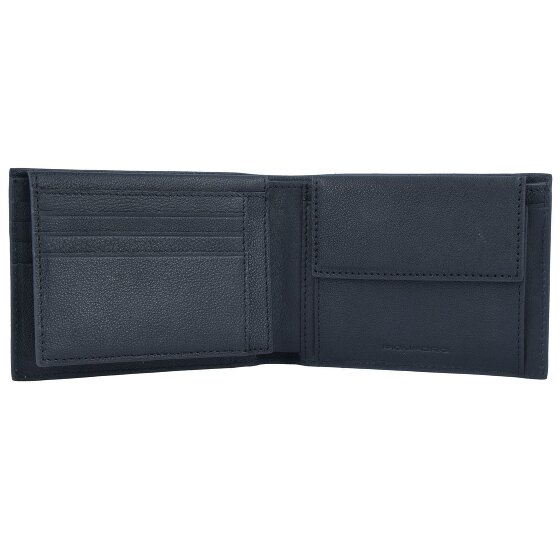 Piquadro Black Square wallet RFID leather 12.5 cm