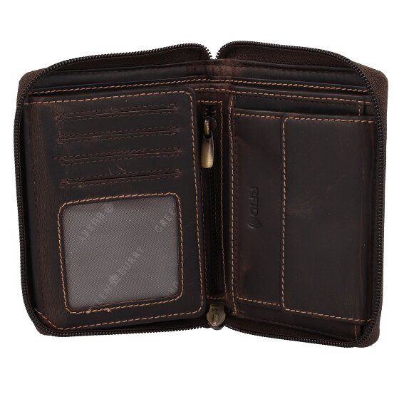 Greenburry Tornado Wallet RFID protection Leather 10 cm