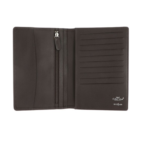 Golden Head Polo Wallet RFID protection Genuine Leather 11.5 cm
