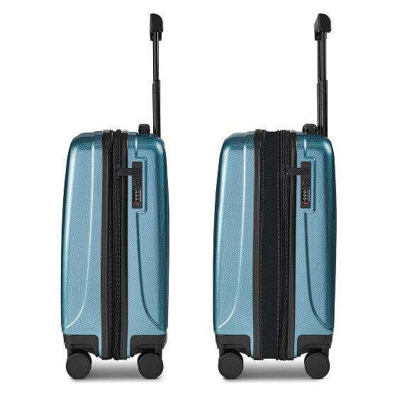Police New York 4 wheels Cabin suitcase S 54 cm Expandable