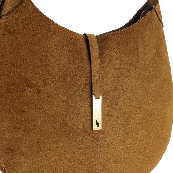 POLO RALPH LAUREN Polo ID Shoulder Bag Genuine Leather 40 cm
