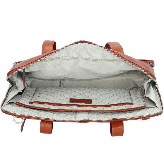 Leonhard Heyden Cambridge shoulder bag leather 41 cm laptop compartment