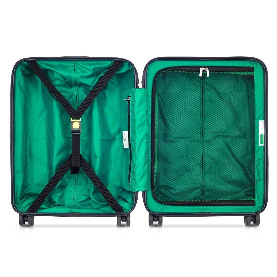Delsey Paris x United Colors of Benetton Fabrica 4-wheel suitcase set 3 pcs.