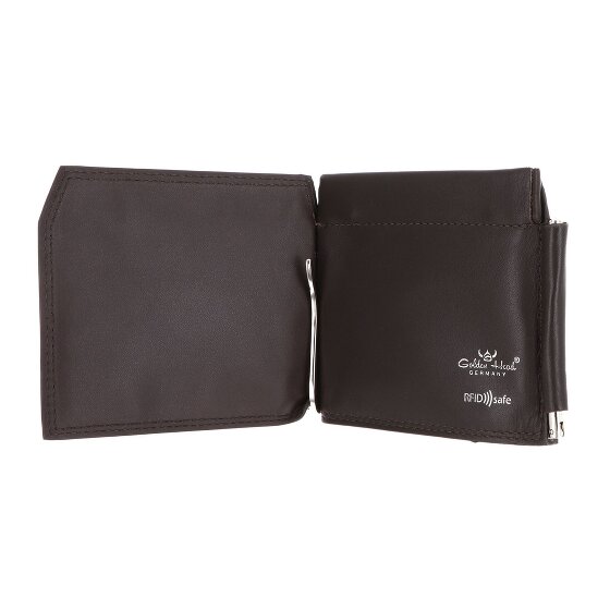 Golden Head Polo Wallet RFID protection Genuine Leather 11 cm