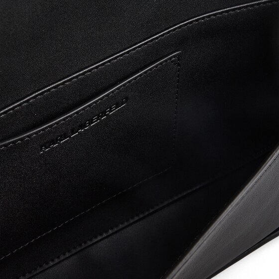 Karl Lagerfeld Signature Shoulder Bag Genuine Leather 32.5 cm