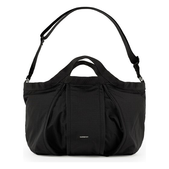 Sandqvist Grid Handbag 38 cm with expansion pleat