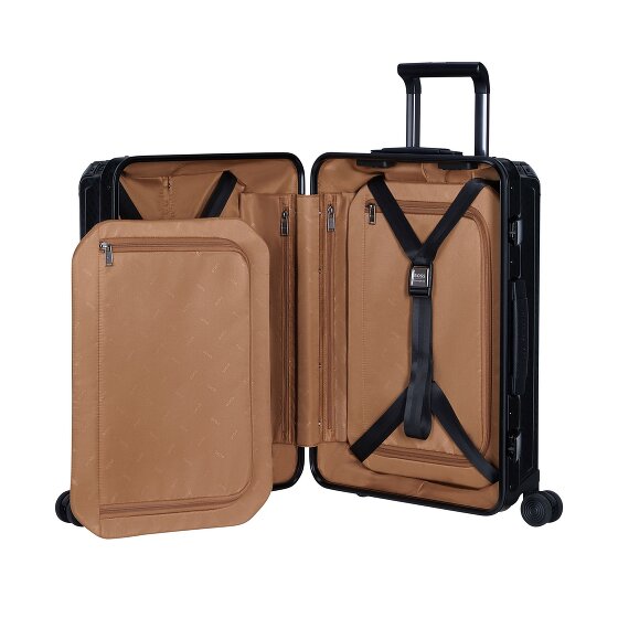 Samsonite Lite-Box Alu Boss Edition 4-wheel Cabin suitcase, Aluminum, 55 cm