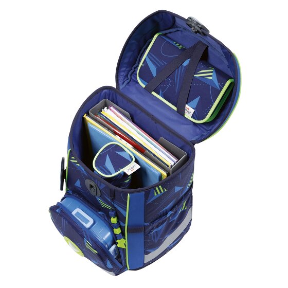 DerDieDas ErgoFlex Easy LED School bag set 5-piece