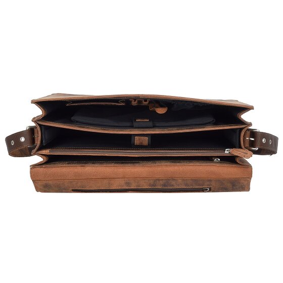 Plevier Retro Zeppelin Briefcase Leather 43.5 cm Laptop compartment Plevier Retro Zeppelin Briefcase Leather 43.5 cm Laptop compartment