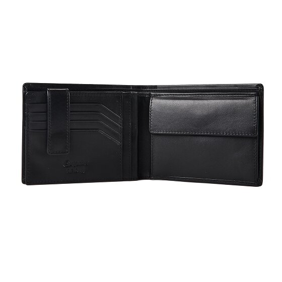 Esquire Silk Wallet RFID protection Genuine Leather 12 cm