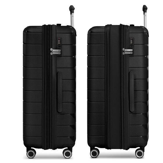 Franky London 4 wheels Trolley L 74 cm with expansion pleat