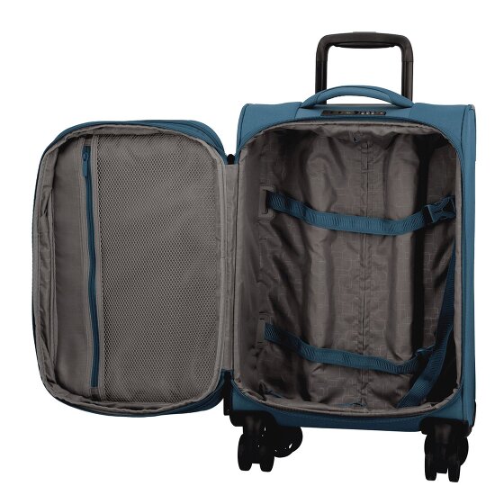 Jump Monthélys 4 wheels Cabin trolley 55 cm with expansion pleat