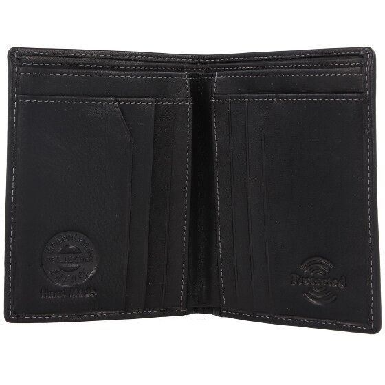 Greenland Nature Black Nappa wallet RFID leather 9.5 cm Greenland Nature Black Nappa wallet RFID leather 9.5 cm