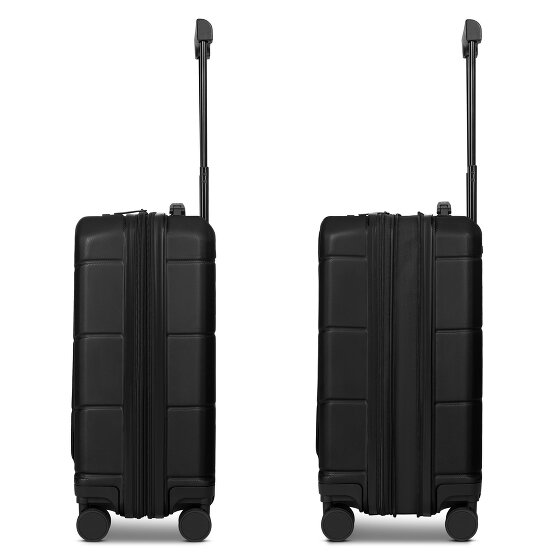 Police London 4 wheels Cabin trolley 55 cm Laptop compartment with expansion pleat