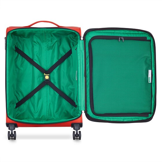 Delsey Paris x United Colors of Benetton Color Block 4-wheel suitcase set 3 pcs.