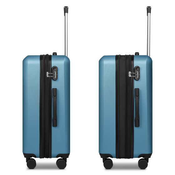 Check.In Paradise 2.0 4 wheels Suitcase set 3-piece with expansion pleat