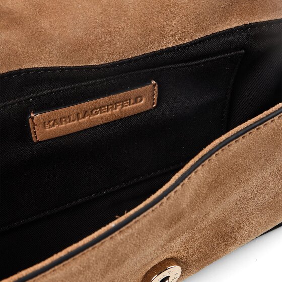 Karl Lagerfeld Signature Shoulder Bag Genuine Leather 32.5 cm