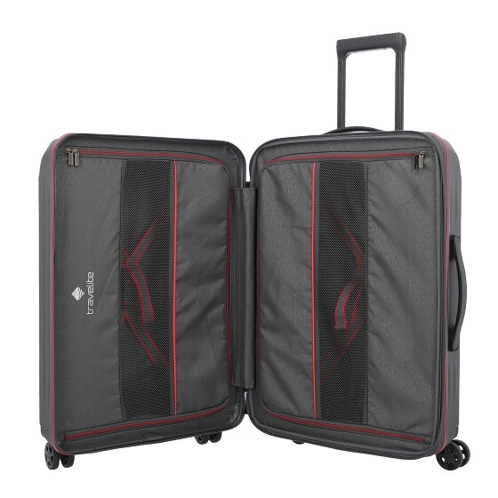 Travelite Dynamiic 4 wheels Suitcase set 3-piece with expansion pleat