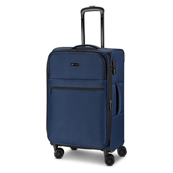 Bugatti Valencia Soft 4 wheels Trolley M 65 cm with expansion pleat