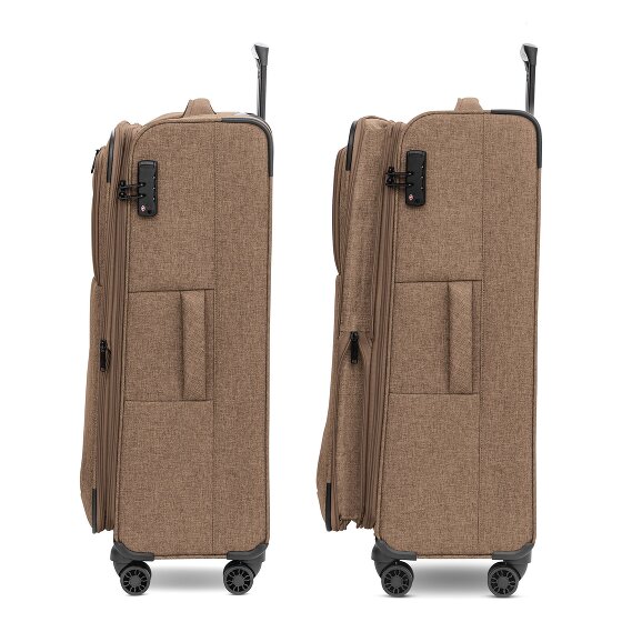 Redolz Essentials 12 LARGE 4 wheels Trolley 79 cm with expansion pleat