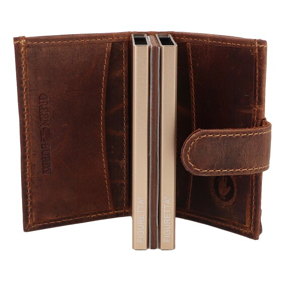 Greenburry Vintage Wallet RFID protection Leather 8 cm