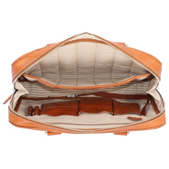 Leonhard Heyden Bergamo briefcase leather 38 cm laptop compartment