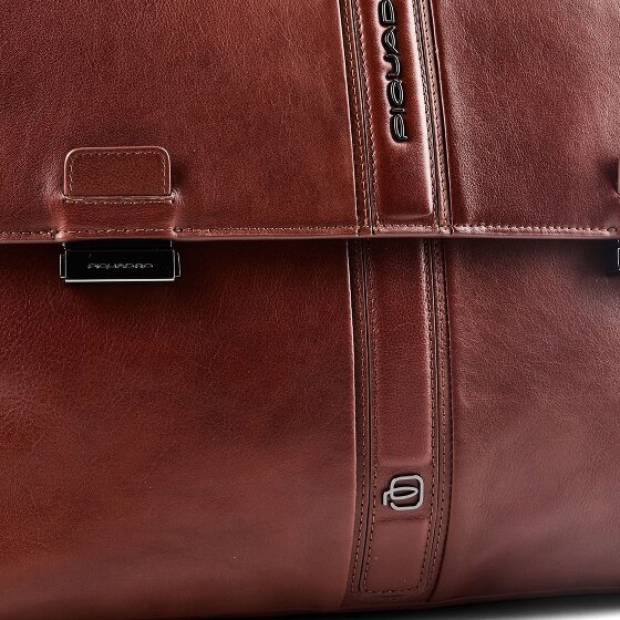 Piquadro Victor Briefcase RFID protection Genuine Leather 42 cm Laptop compartment