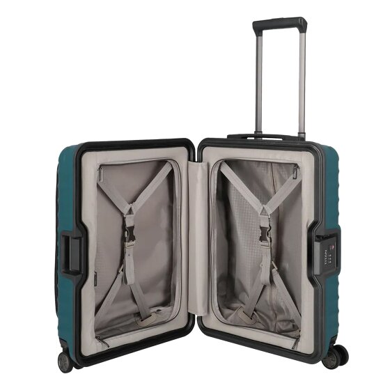 Titan Litron Frame 4 wheels Cabin trolley 55 cm Laptop compartment