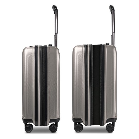 Redolz Essentials 14 suitcase set 2 pcs. cabin trolley with stretch fold & beauty case